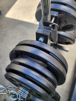 Olympic Weights  bar barbell rack