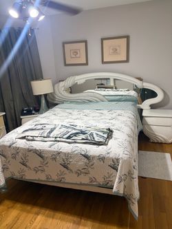 Bed Frame + Dresser 1980’s style