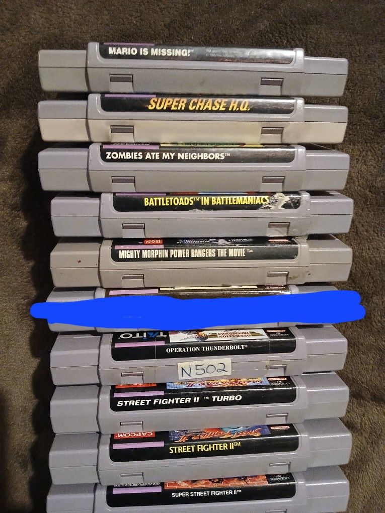 Super Nintendo Games