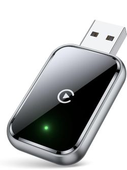 Wireless CarPlay Adapter for iPhone, Convert Wired to Wireless Apple CarPlay Adapter, Mini Size with Extension Cable USB & USB-C/Type-C, Stable Contro