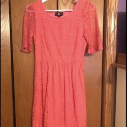 Jr. Coral Dress M By Amy Byer