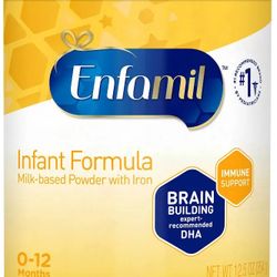 Enfamil Infant Formula Milk-Based Powder with Iron for ages 0-12 Months, 12.5oz. Can
