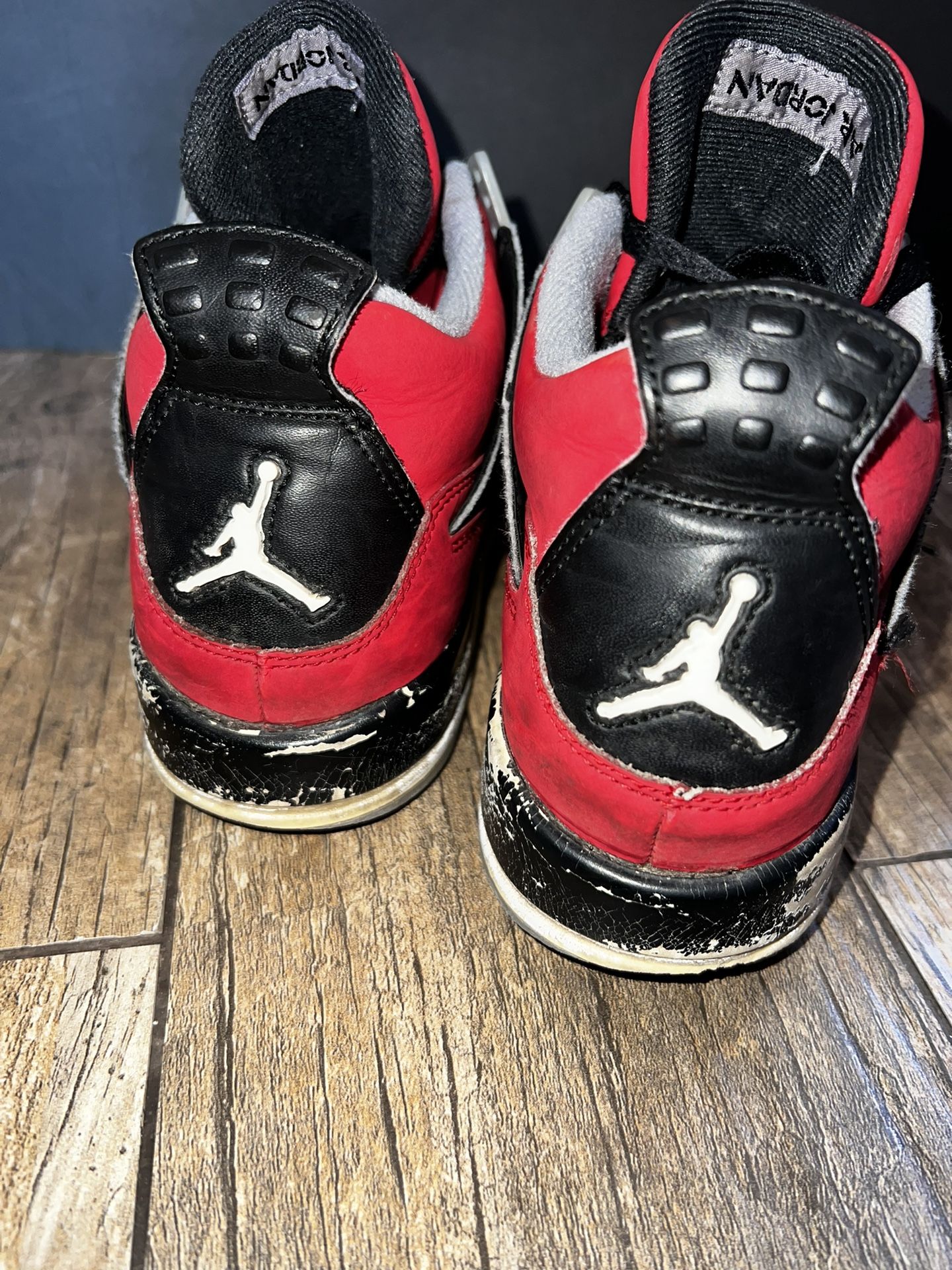 Size 7Y Jordan 4 Retro Toro Bravo (GS) 408452603 Beaters for Sale in