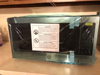 GE stainless steel microwave