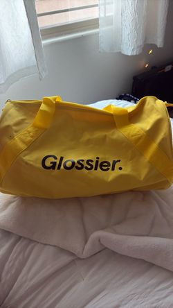 Glossier Sunshine duffle bag