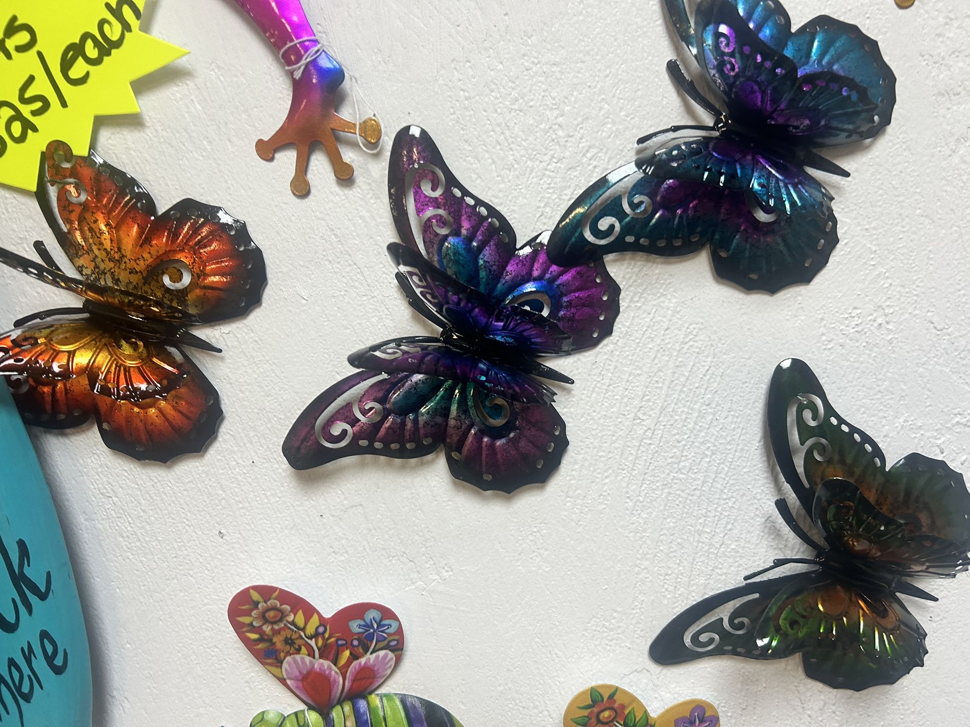 New Set Of 4 Butterflies 