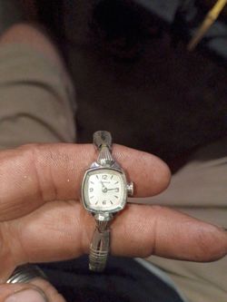 Caravelle Vintage Ladies Silver Dress Watch