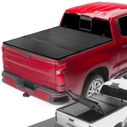 LA Zona Auto Parts 2004 to 2018 Chevrolet Silverado GMC Sierra 5.8 hard bed cover tri fold Cubierto para caja de troca