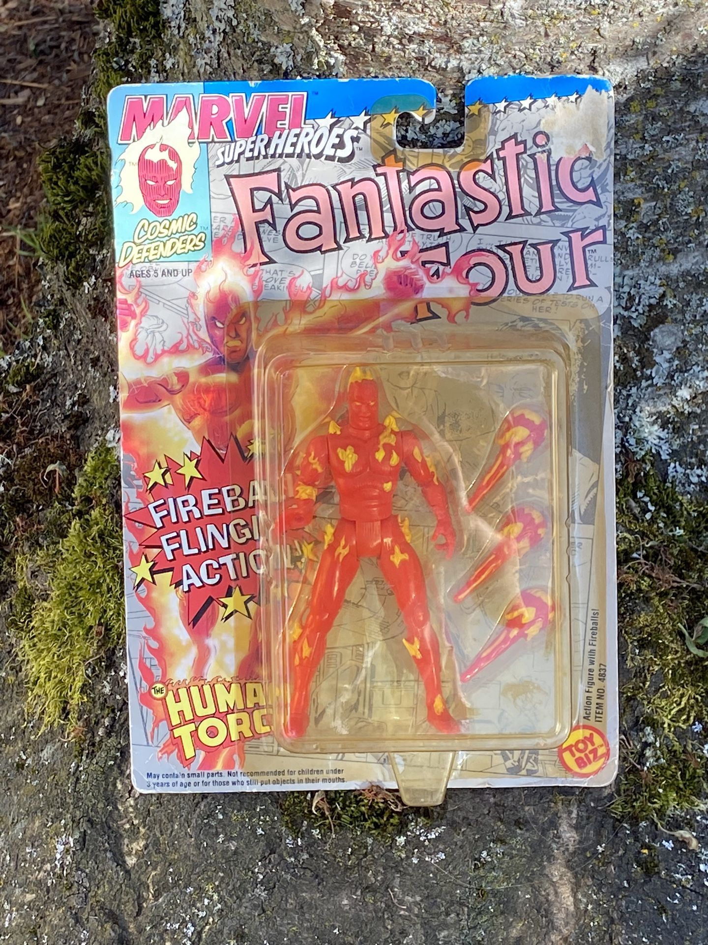 1992 fantastic four fireball action figure new