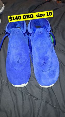 Nike Air Jordan 18 Retro Blue Suede 2018, size 10, $140 OBO, pickup only