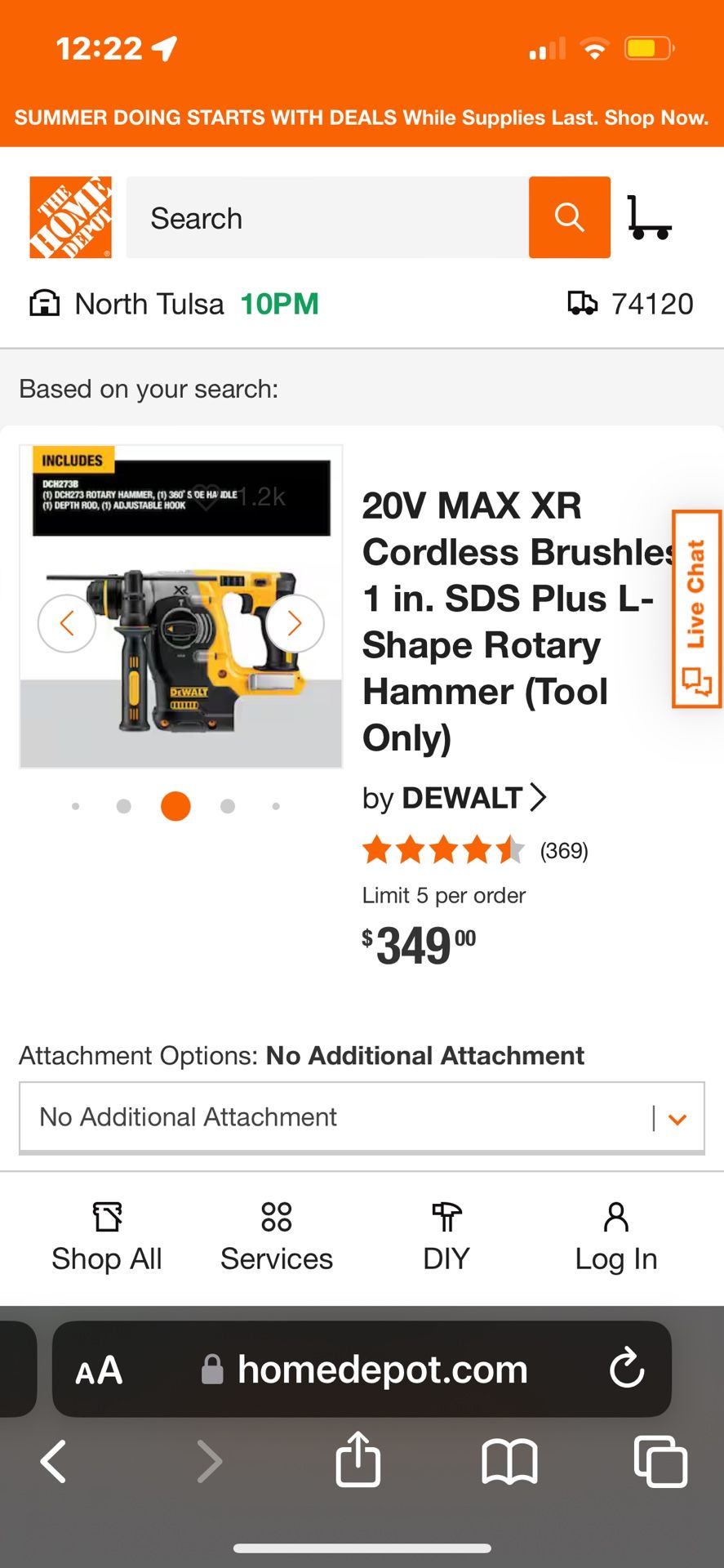 Dewalt XR brushless Hammer Drill