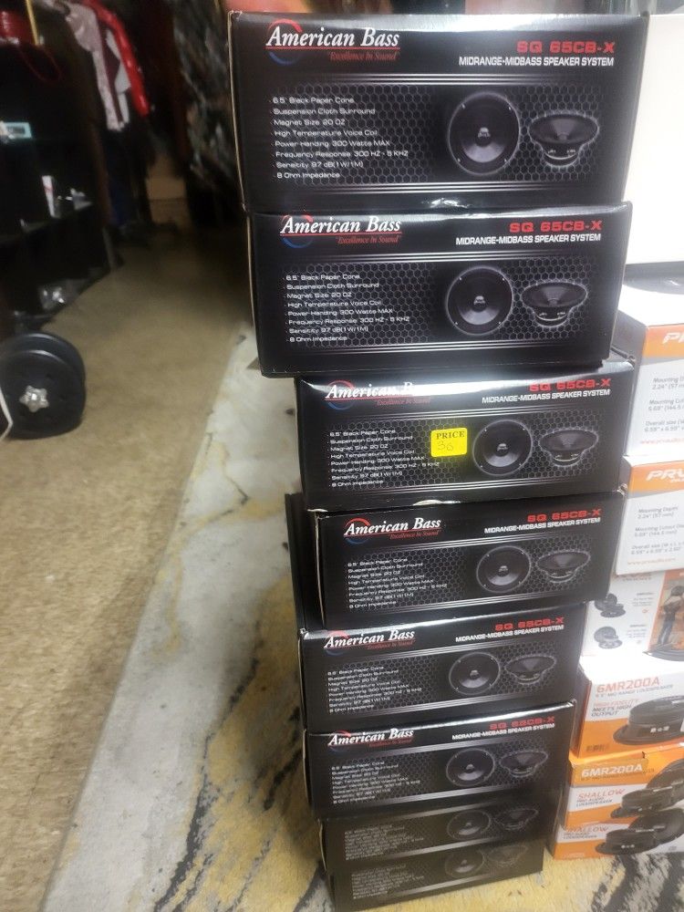 American Bass Sqcbx 6.5 New