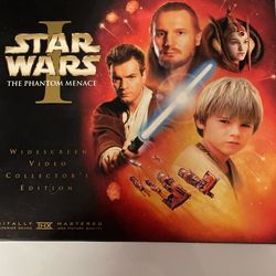 VHS star Wars The Phantom Menace