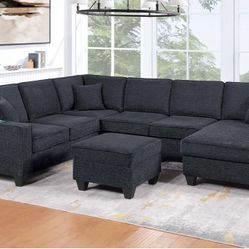 Sectional Sofa With Ottoman 