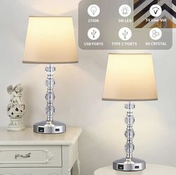 Luxury Crystal Lamps Guest Bedroom Lamp Office Lamp Kids Bedroom Lamp Girl Lamp Glamorous Lamp