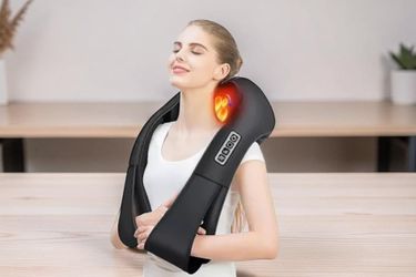 💠 Shiatsu Deep Tissue Kneading with Heat Massager