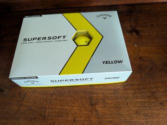 NEW Callaway SuperSoft Yellow Golf Balls