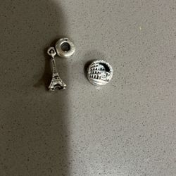 Pandora Eiffel Tower And Colosseum Charm