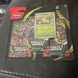 Pokemon 3 Blíster Perfect Order