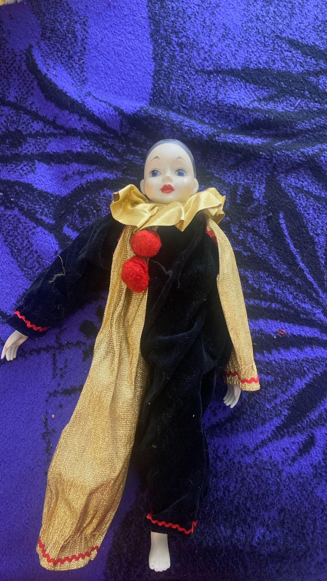 Clown porcelain Doll
