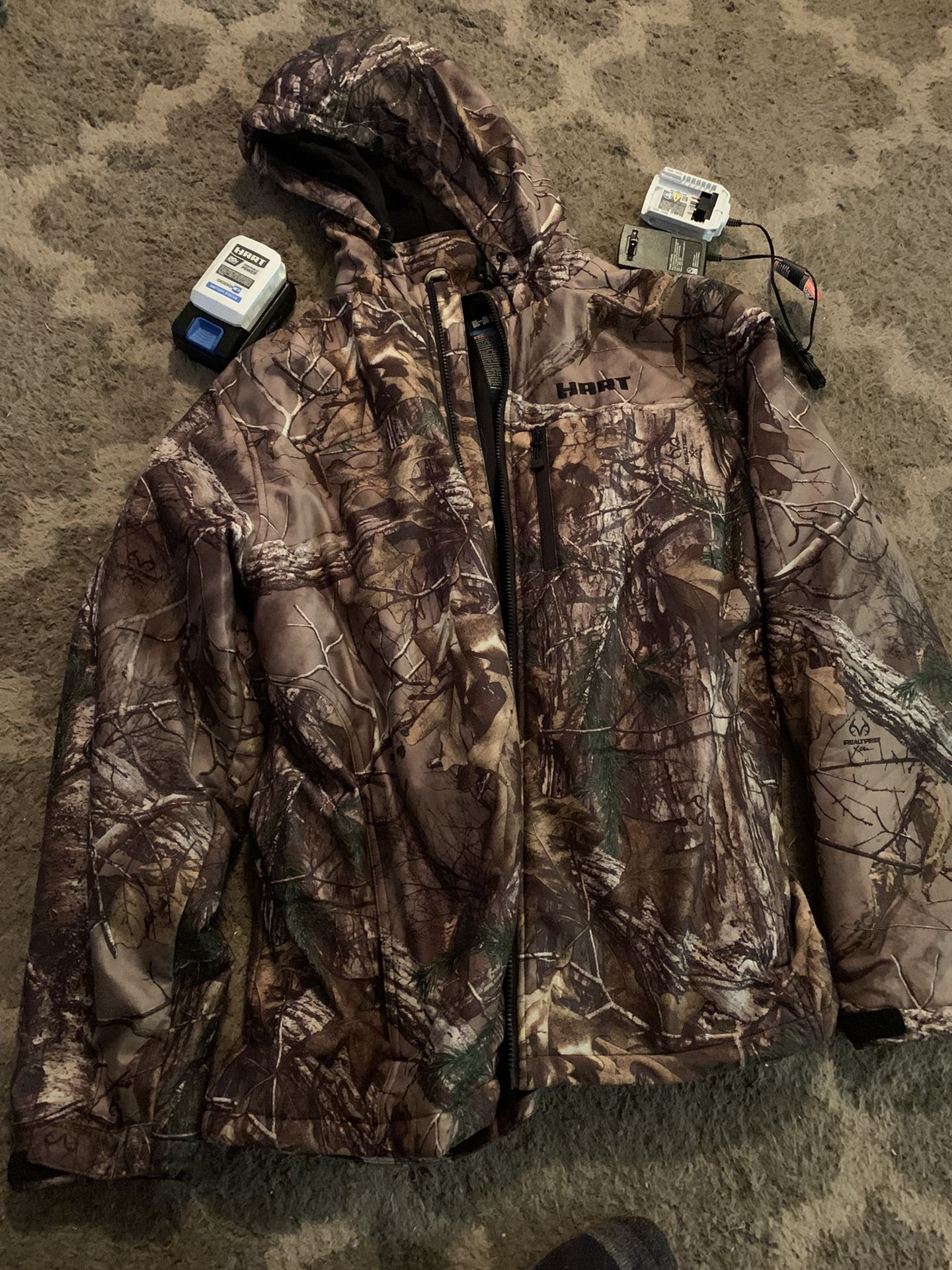Real Tree Hart Heated Jacket Size XL