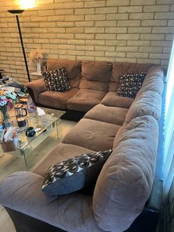 Brown Sectional Couch
