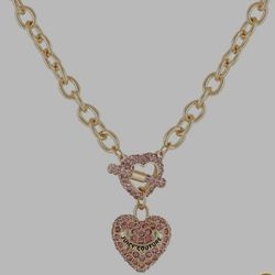Juicy Couture Heart Toggle Necklace