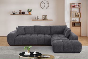 Lounge Style L-shaped Modular Chaise Sectional Sofa Couch