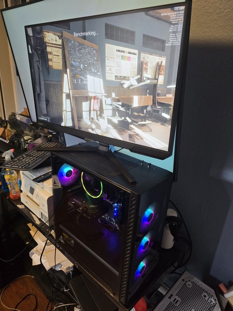 Gaming PC RTX 4060 And 240hz Monitor