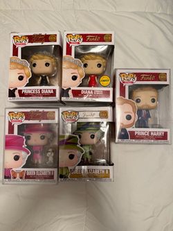 Funko Pop Royals Bundle Set of 5 BNIBB
