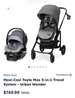 Maxi-Cosi Tayla Max 5-in-1 Travel System (NEW) w/ Car Seat 🔥