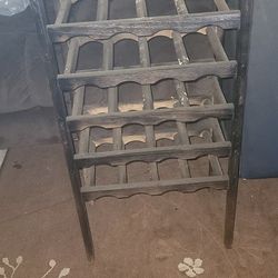 Wood Wine Rack 