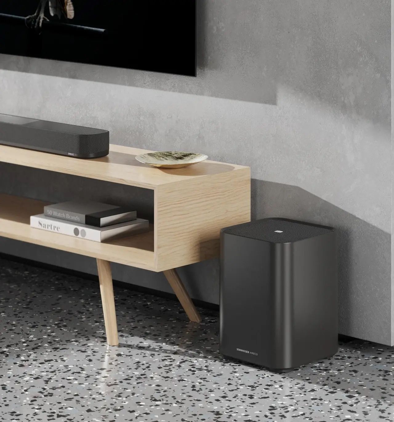 Sennheiser Ambeo Soundbar Plus With Ambeo Subwoofer Dolby Atmos HiFi Best
