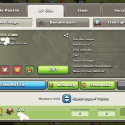 Clash Of Clans: Clan Level 18 Master League 1