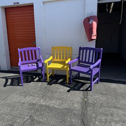 Lakers colored chairs