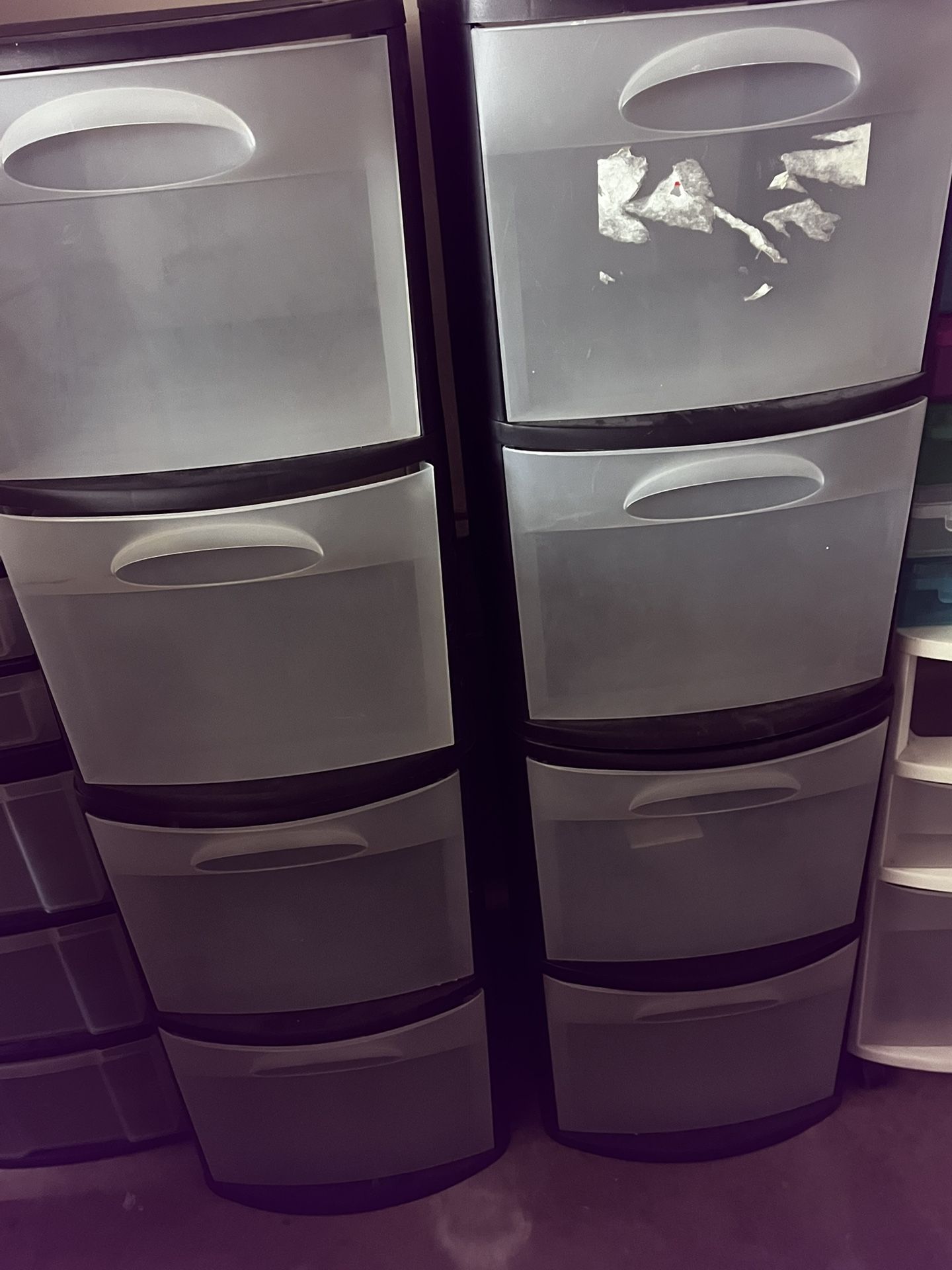 Two Drawer Plastic Storage