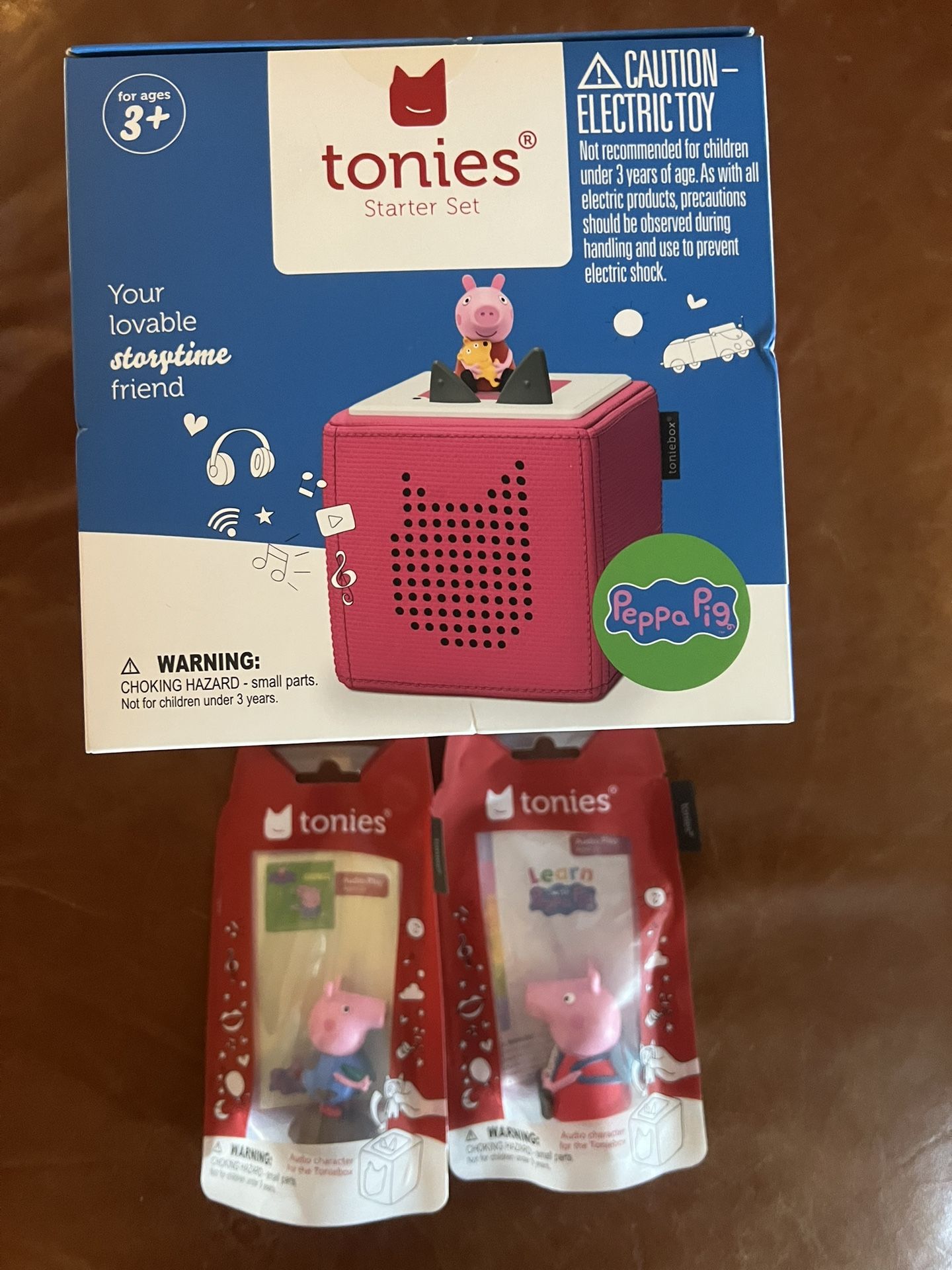 Peppa Pig Tonies Box & Characters Brand New