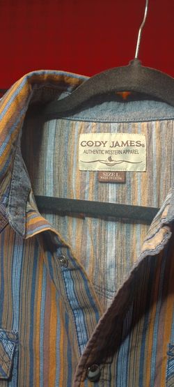 Pearl Snap Shirt L