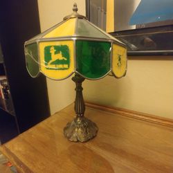 Vintage Original John Deere Lamp