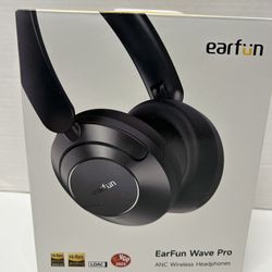 EarFun Wave Pro Active Noise Canceling Headphones, Wireless Over Ear Bluetooth Headphones