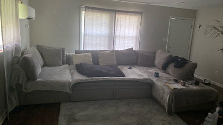 L Shape pull Out Couch