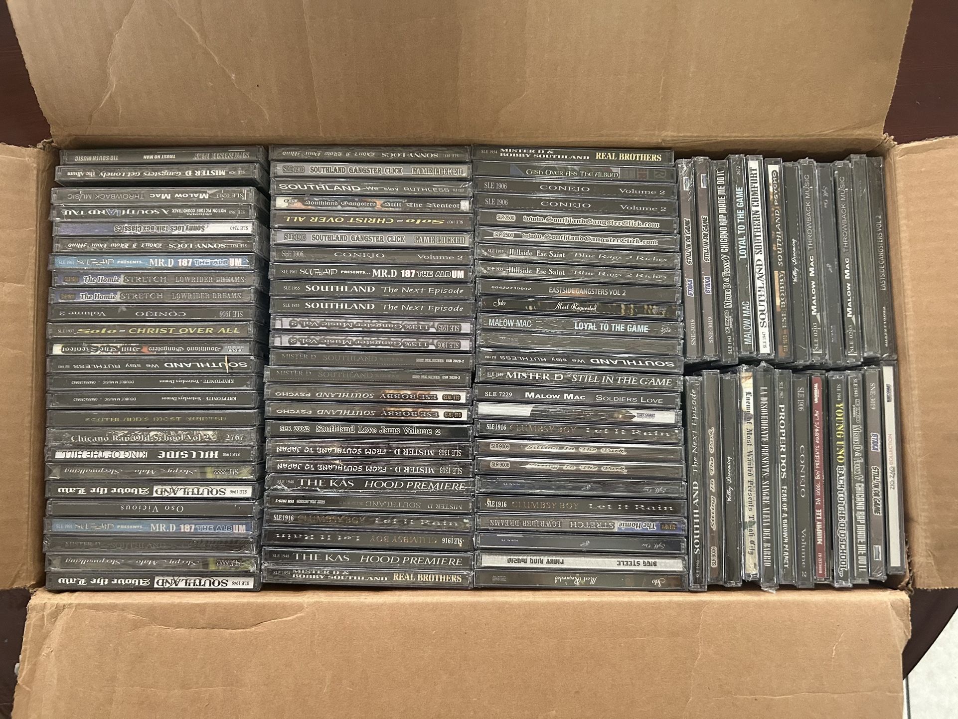 Brand New Lot 99 Chicano Rap CD’s $199