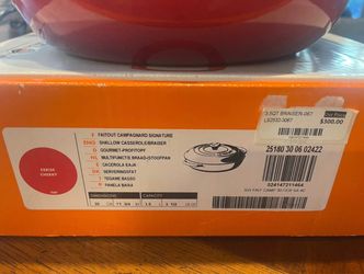 LE CREUSET 3qt BRAISER
