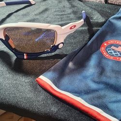 OAKLEY JAWBONE TEAM USA RACING JACKET SUNGLASSES 