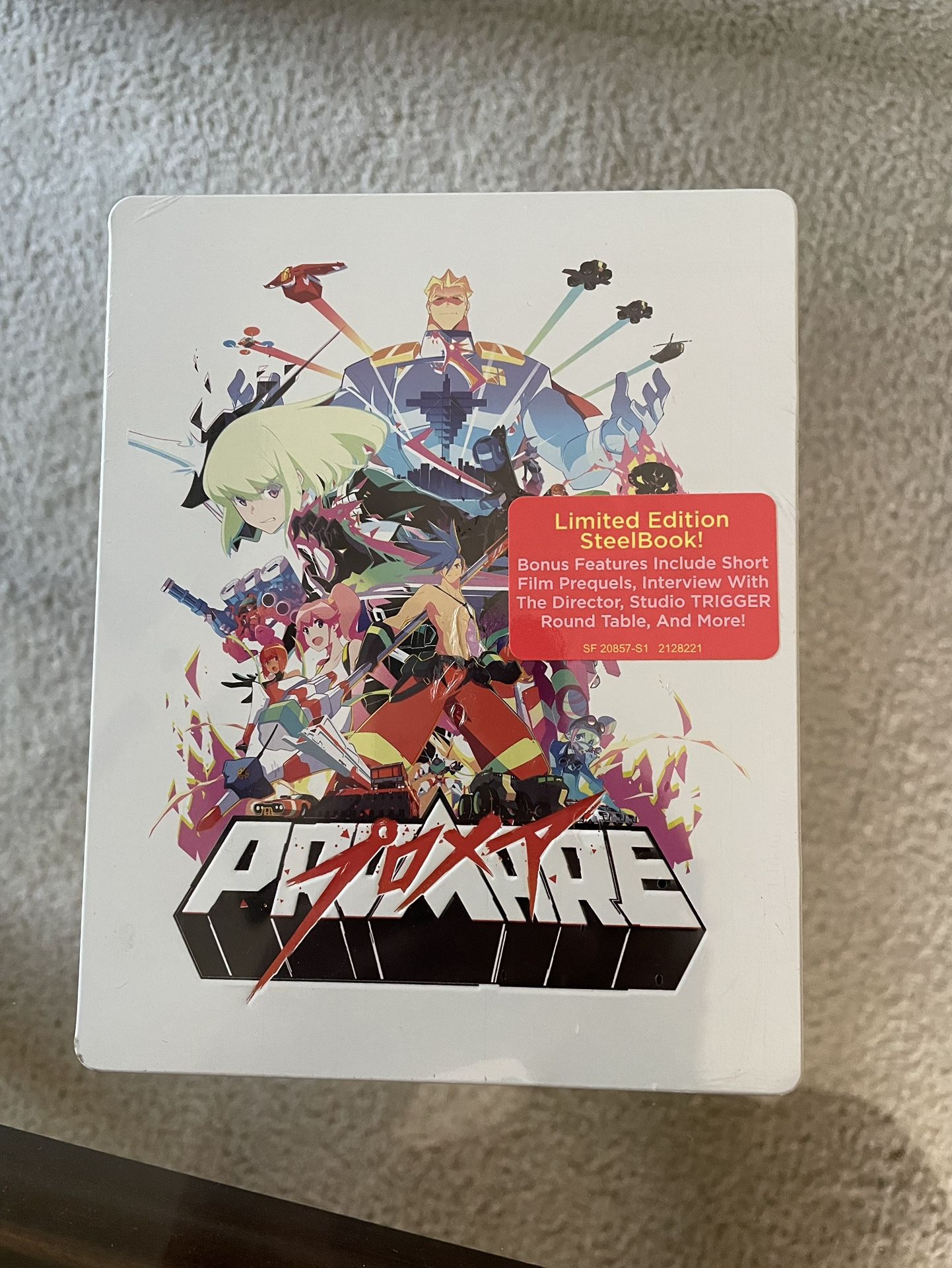 Promare Steelbook (Blu-ray+DVD+Bonus Disc, 2019) Factory Sealed
