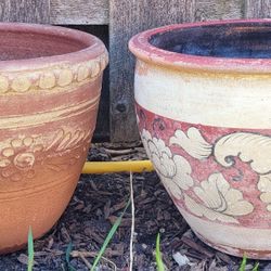 Two Clay Pots $40. Pick-up In Aurora. 