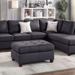 Sectional Sofa + Ottoman