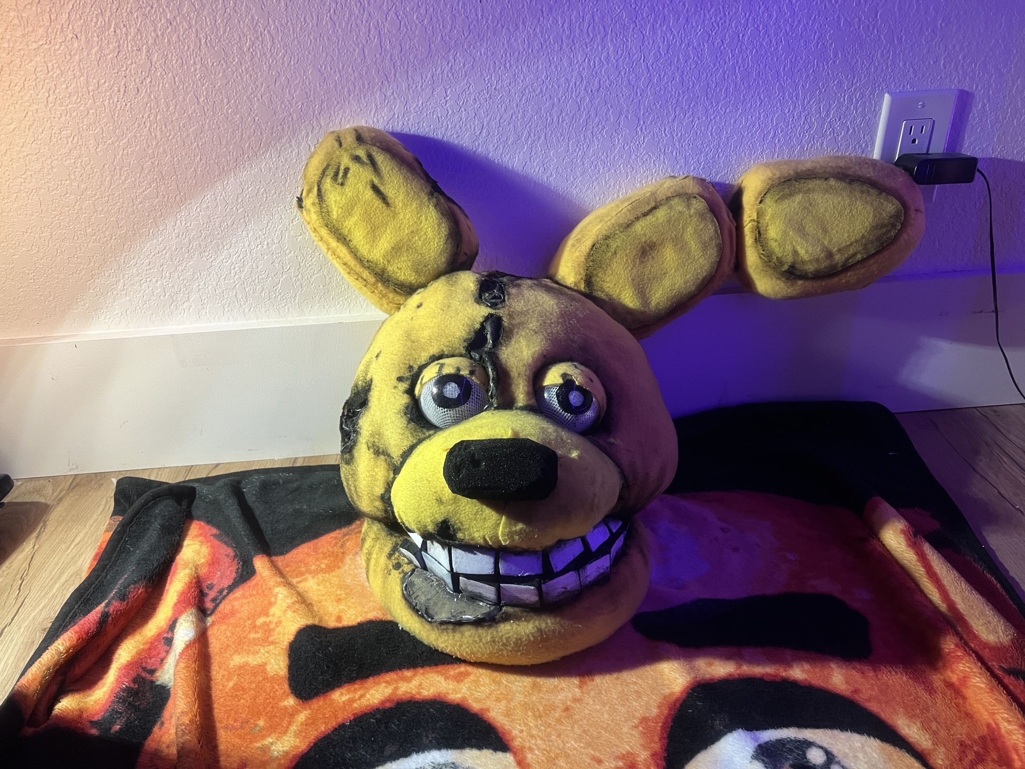 fnaf movie Springtrap Costume head mask