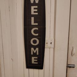 Metal Welcome Sign 