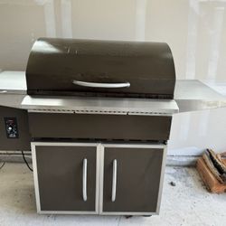 Traeger With Cover 